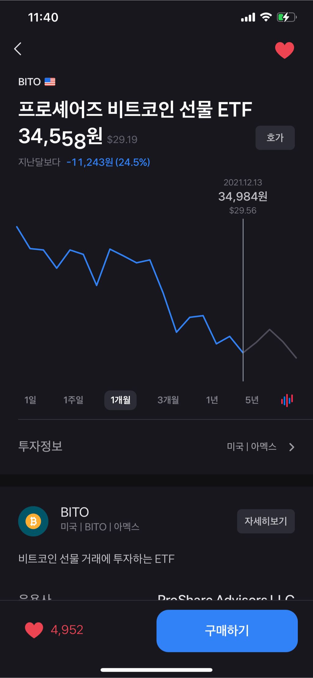 비트코인Etf 선물 옵션 만기일 미국증권시장 개장 - 코박