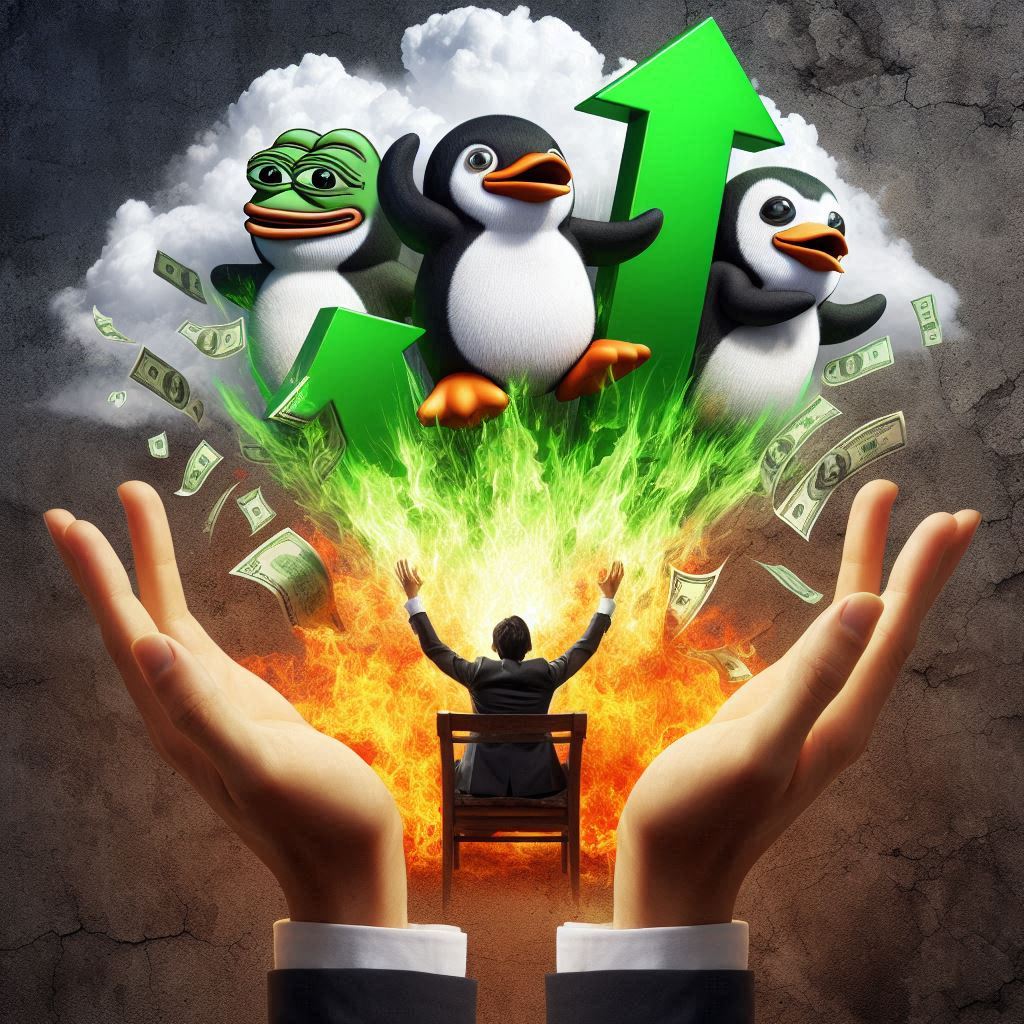 밈코인, PEPE, PENGU, SHIB 등의 인기 코인 상승으로 시가총액 50억 달러 이상 증가, 최대 25% 상승 | 코박 -  가상자산 투자정보 플랫폼